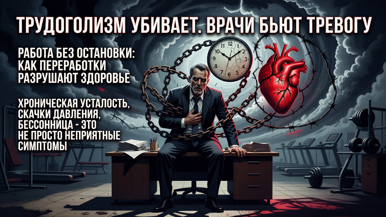Трудоголизм убивает. Врачи бьют тревогу