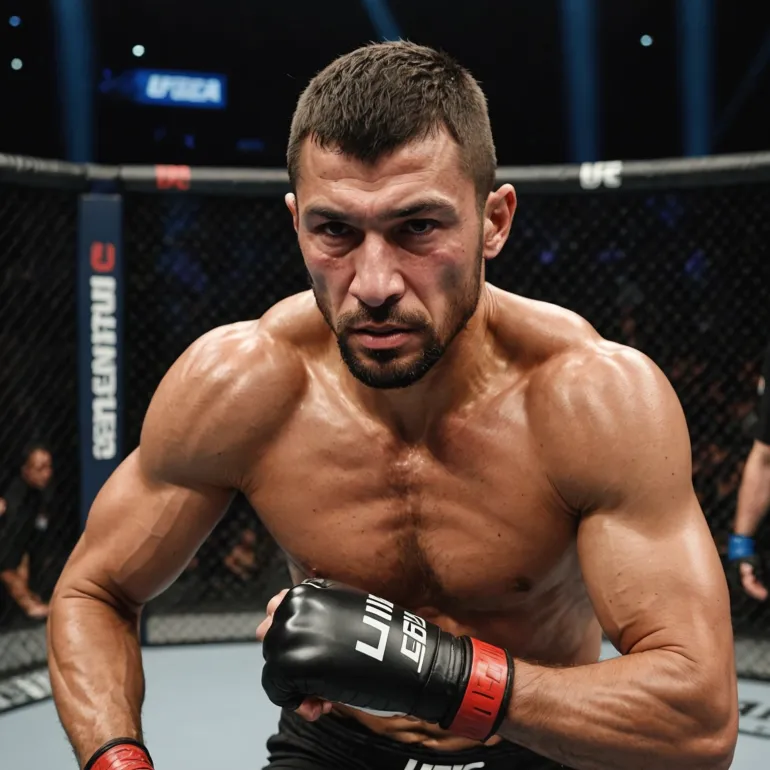 41-летний нокаутер из Дагестана отжигает в UFC: Муслим Салихов крутит вертушки и вырубает, как в боевиках 90-х